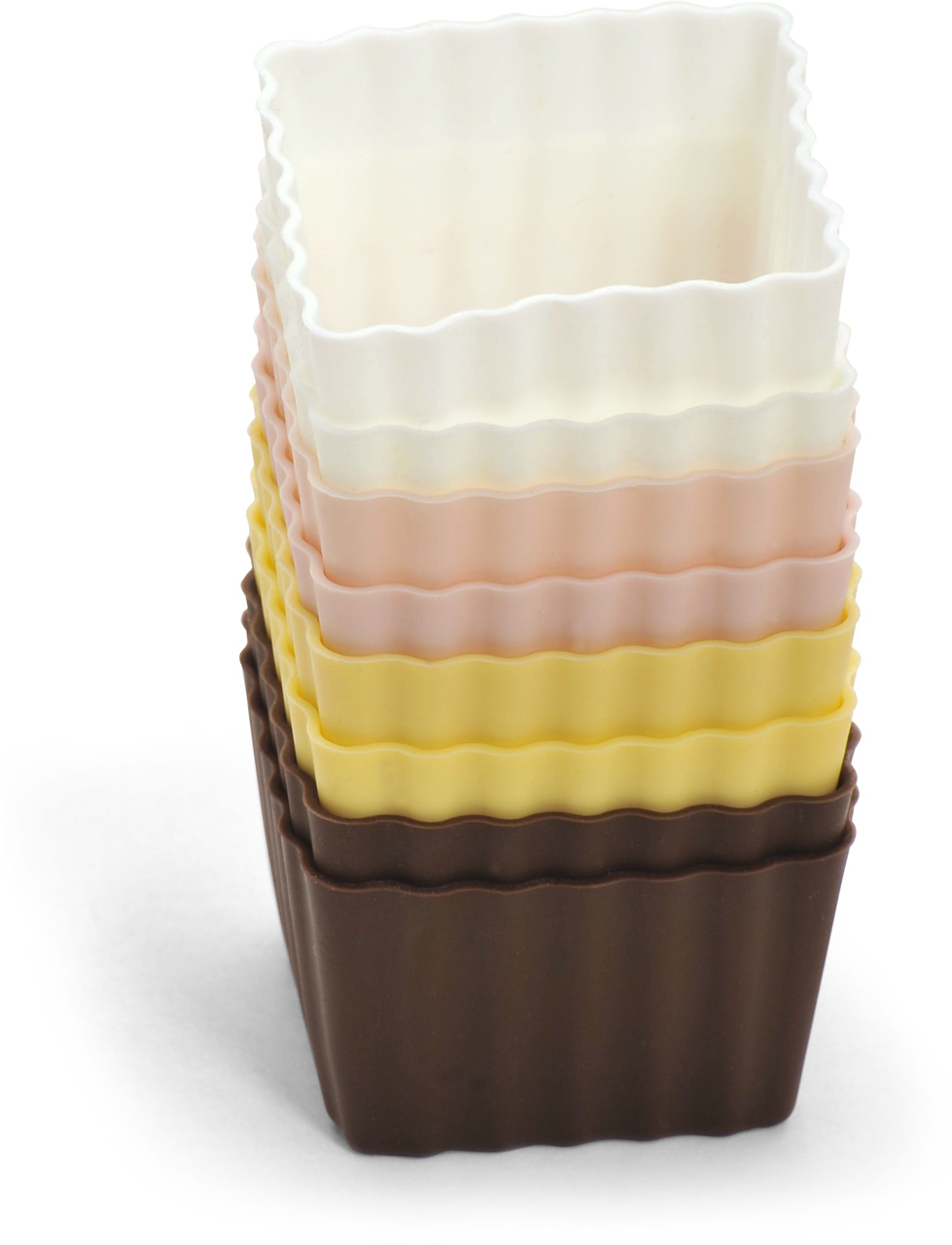 Set 8 Pirottini Quadrati Multicolor