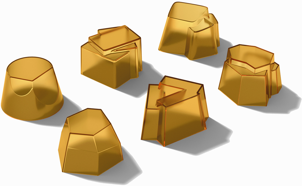 Set di 6 timballi in silicone