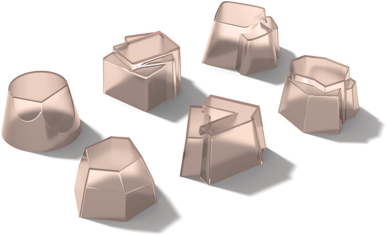 Set di 6 Timballi In Silicone Pesca