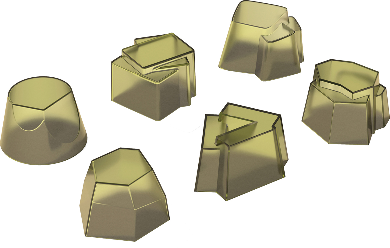 Set di 6 Timballi In Silicone Verde Kiwi