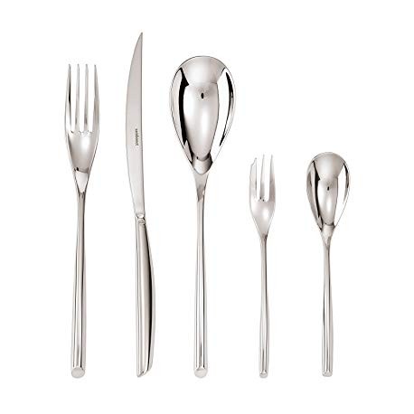 Set di posate 30 pezzi Sambonet Bamboo in acciaio lucido