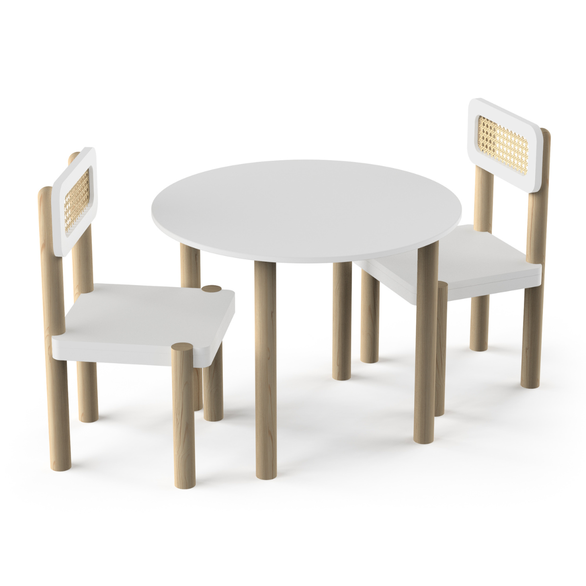 Set tavolo e sedie bianco L60 cm - OCHNA