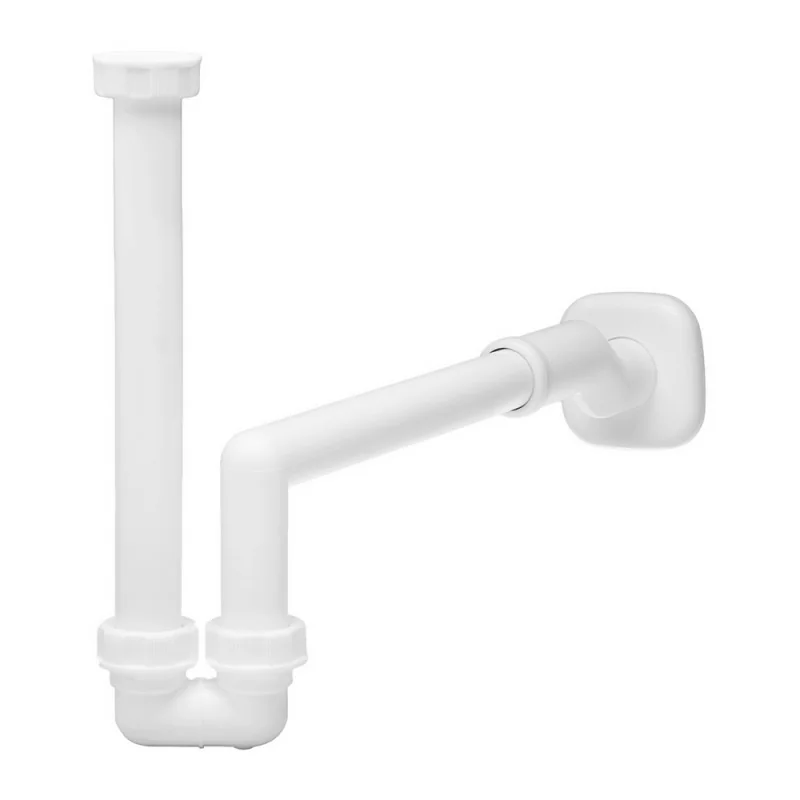 Sifone lavabo bidet salvaspazio eccentrico 1 - 1 1/4