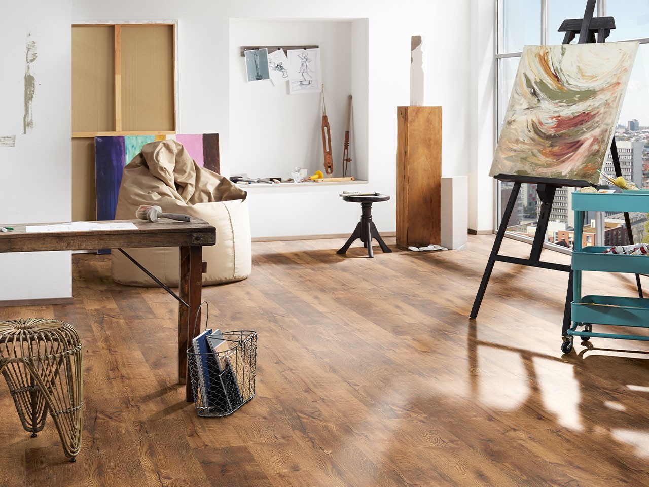 Pavimento Laminato Smugglers Cove Oak Effetto Rovere Marrone AC3-70065