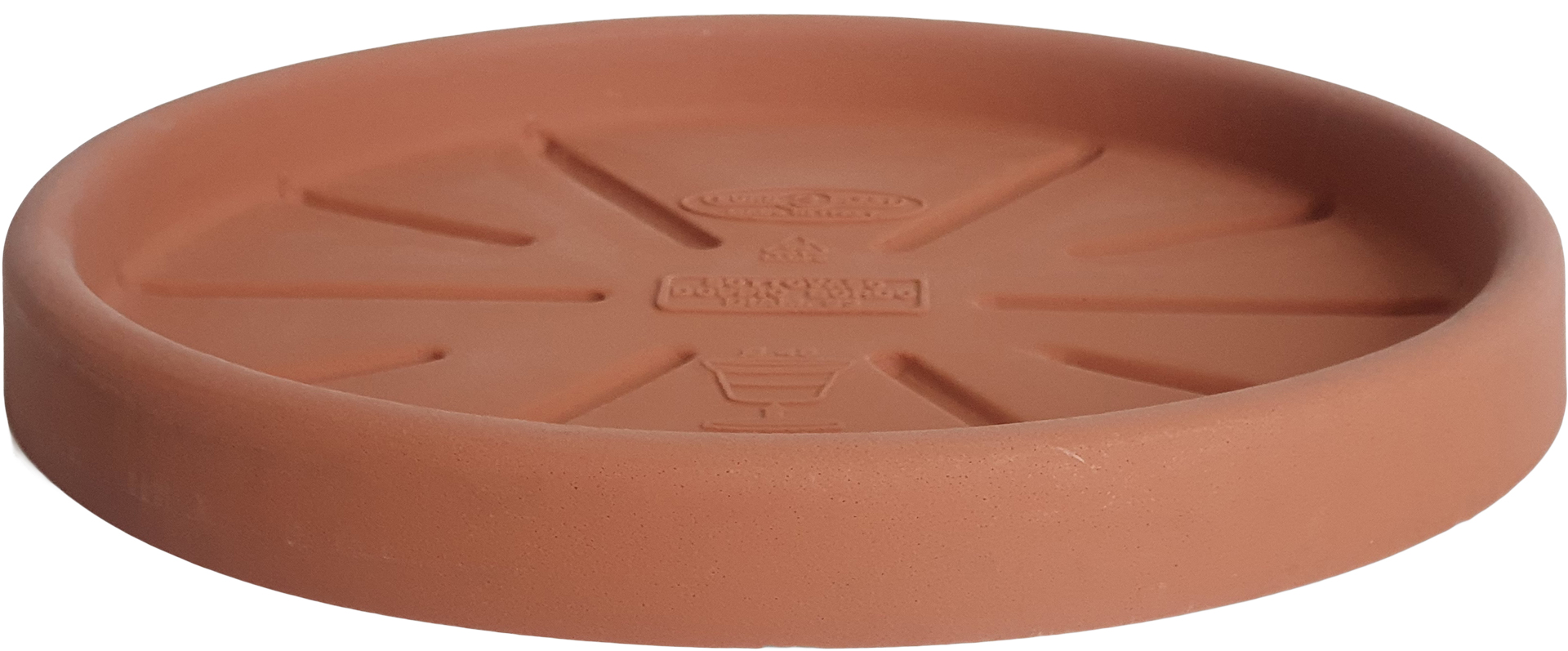 Sottovaso Doppio Bordo Terracotta cm 33