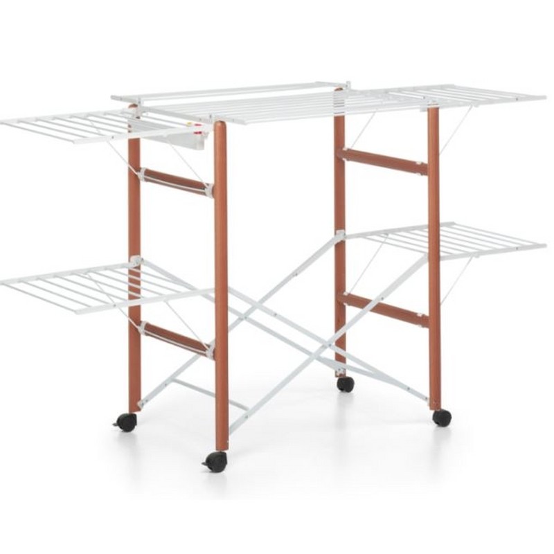 STENDIBIANCHERIA GULLIVER 4.0 LEGNO COLOR NOCE FOPPAPEDRETTI