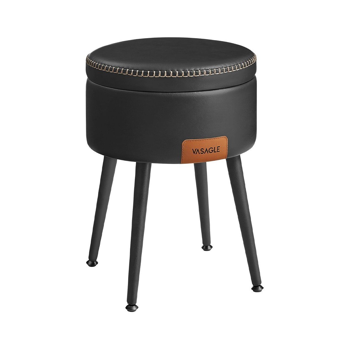 Tabouret de rangement sur pieds - H44 cm