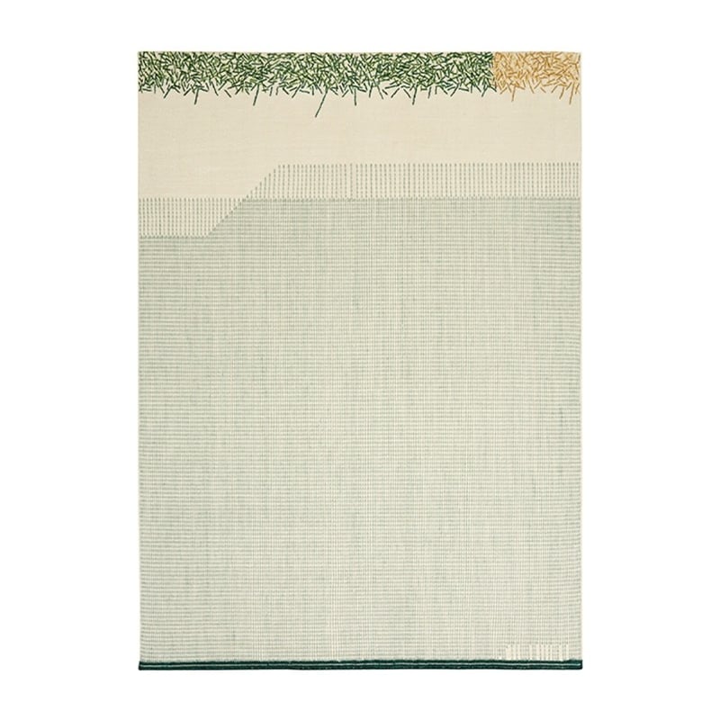 Tappeti Backstitch Calm Green Gan Rugs