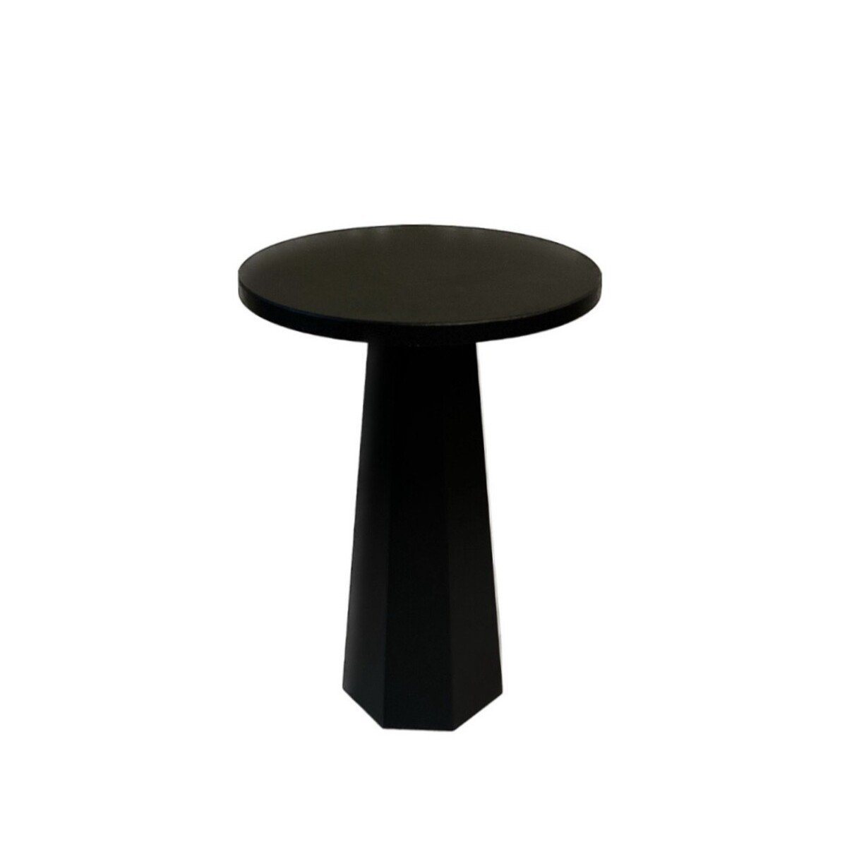 Tavolino rotondo con base larga H47 cm - LILYUM