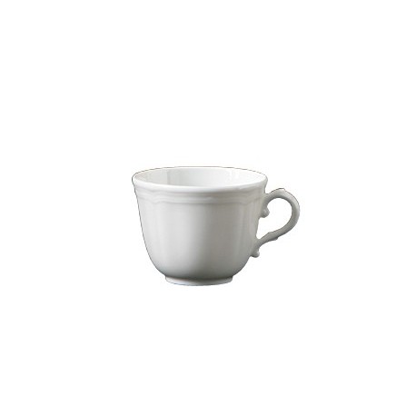 Tazza caffe' con piatto Ginori 1735 Corona platino Antico doccia