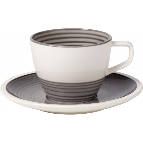 Tazza caffe con piatto Villeroy & Boch Manufacture gris