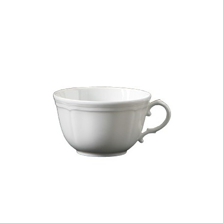 Tazza te' con piatto Ginori 1735 Corona platino Antico doccia