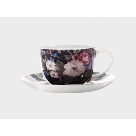 Tazza te con piatto Maxwell & Williams cashmere midnight blossom