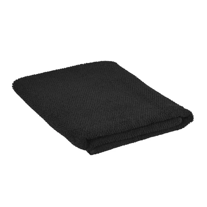 Telo bagno per doccia 90x140 cm nero in cotone 100%