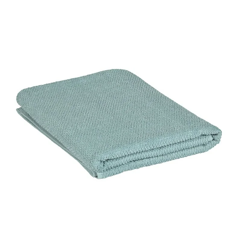 Telo bagno per doccia 90x140 cm verde acqua in cotone 100%