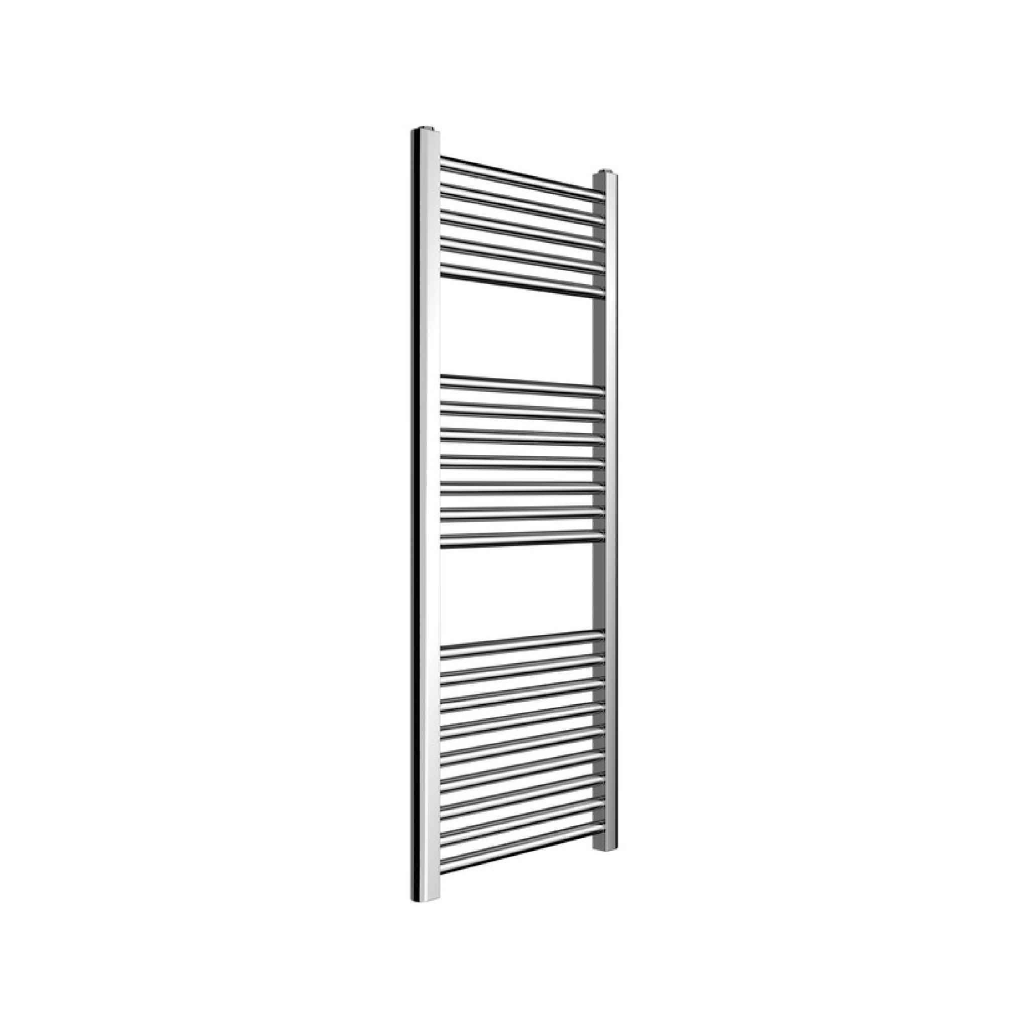 Termoarredo Bagno Dritto 112x45 Interasse 50 cm Ercos "Opera" Cromo Lucido