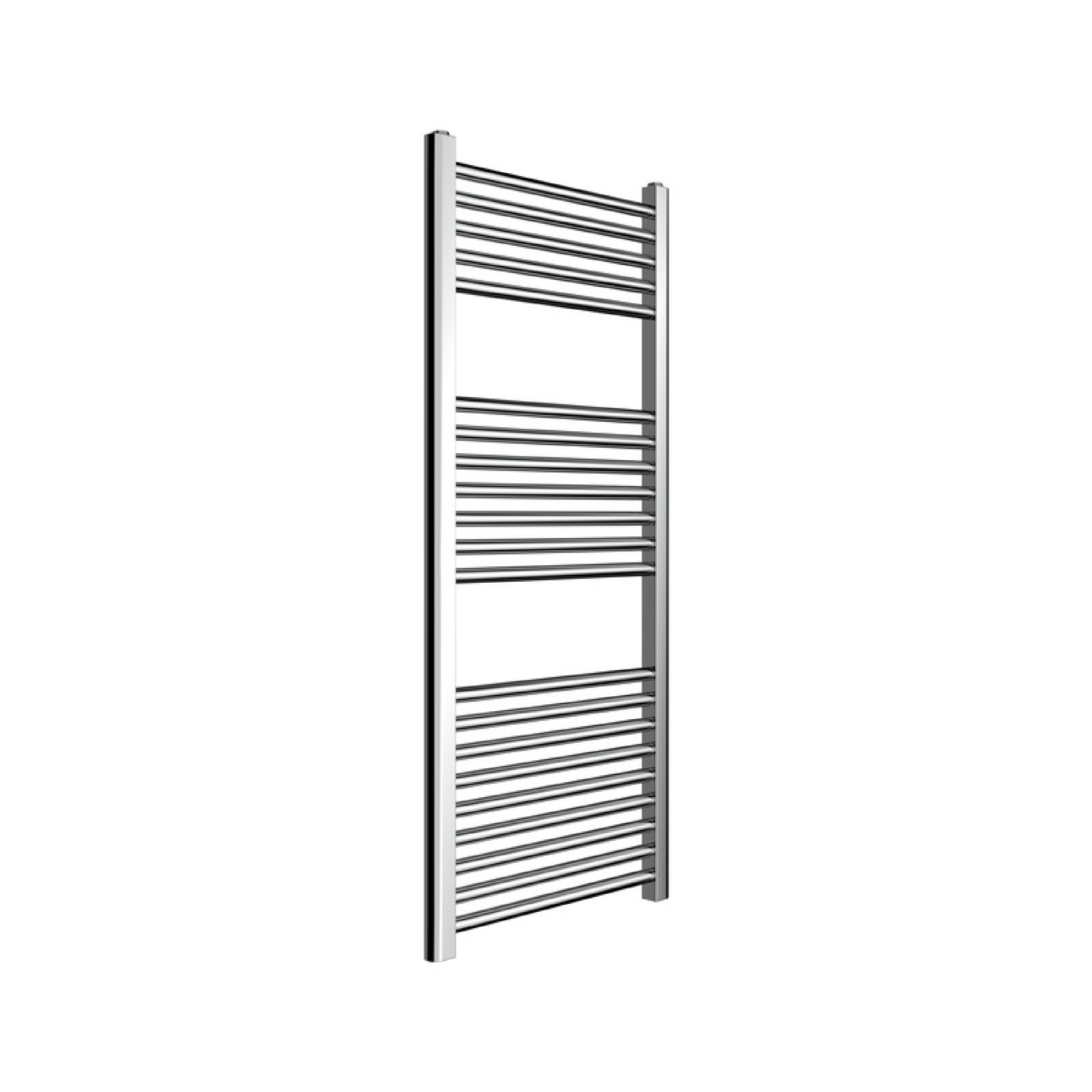 Termoarredo Bagno Dritto 112x50 Interasse 45 cm Ercos "Opera" Cromo Lucido