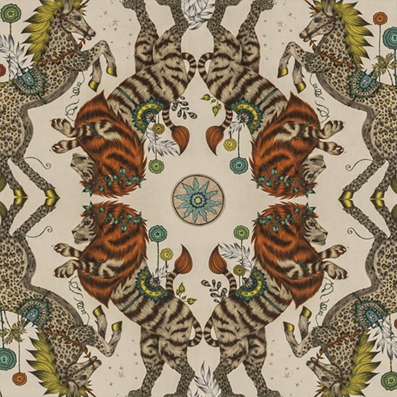 Tessuto Caspian linoen Emma J. Shipley by Clarke and Clarke