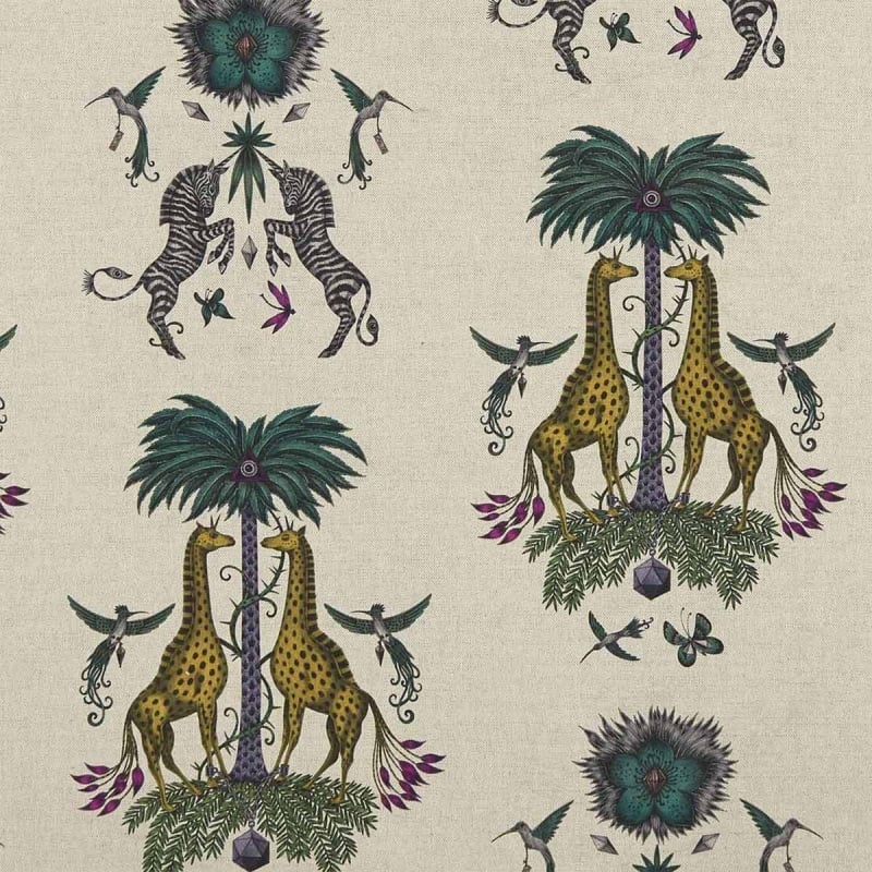 Tessuto Creatura linoen Emma J. Shipley by Clarke and Clarke