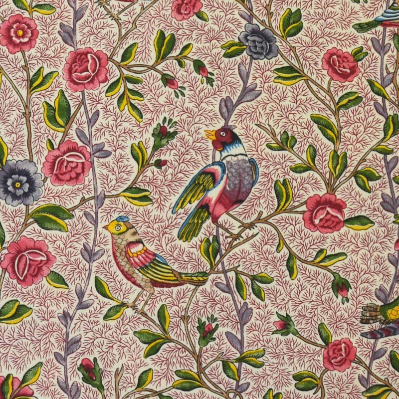 Tessuto Fleurs et Oiseaux Casal