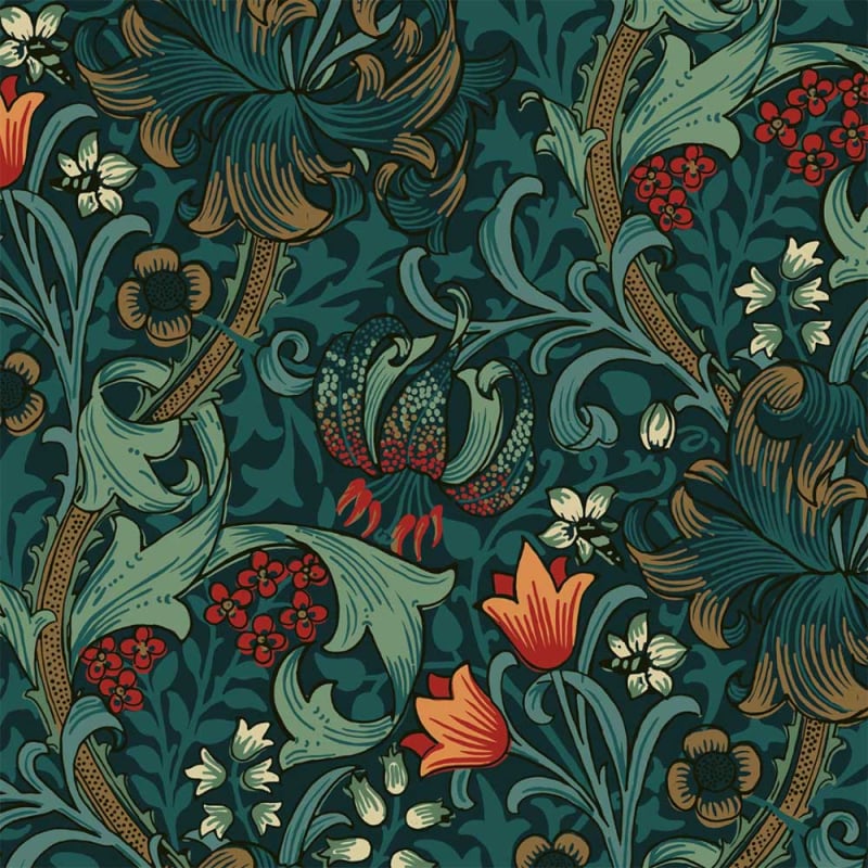 Tessuto Golden Lily  House of Hackney