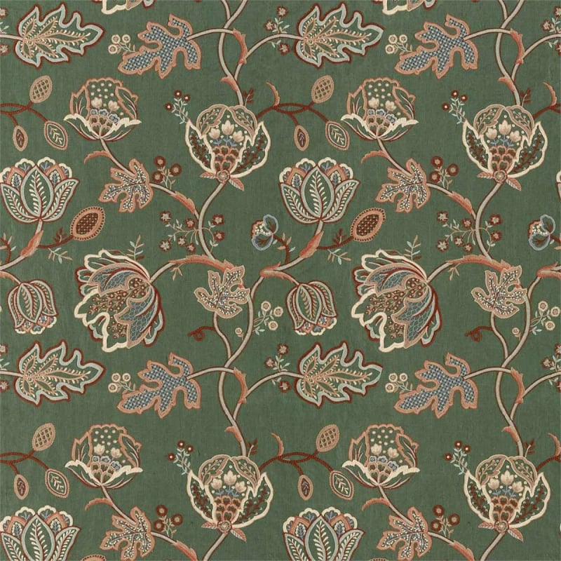 Tessuto Theodosia Embroidery Morris and Co