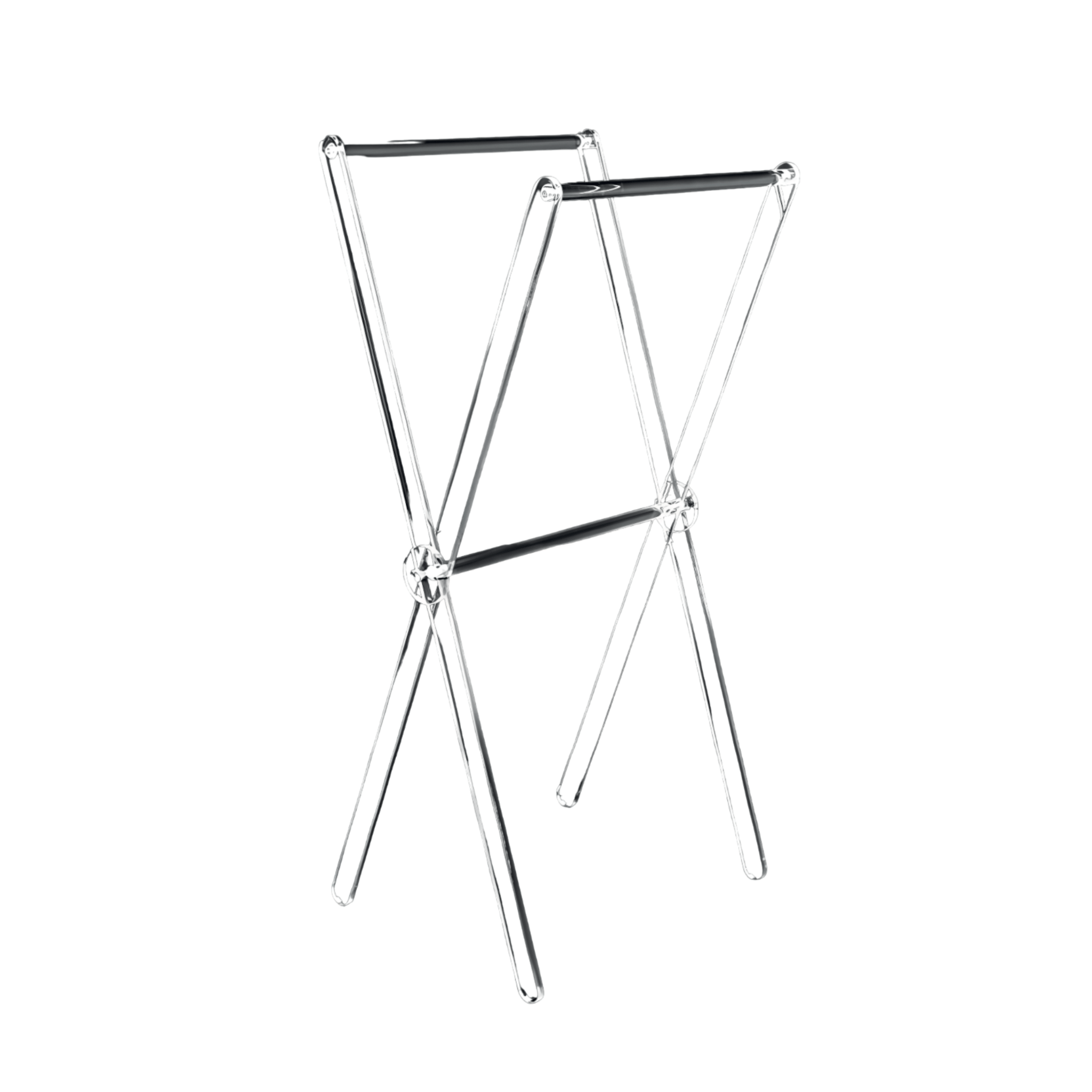 Portasalviette a Terra TlBath "X" Trasparente