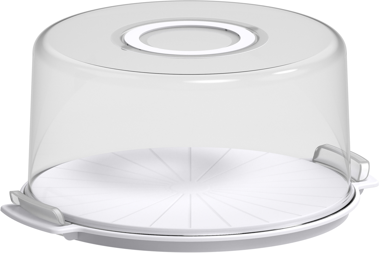 Tortiera Da Trasporto Alta Bianca