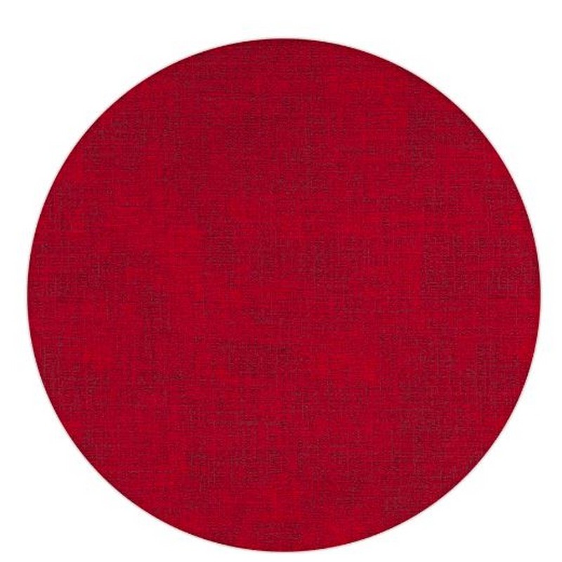 TOVAGLIETTA TONDA DOUBLE ROSSO FACE PLACEMATS FABRIC MAT.PU GUZZINI