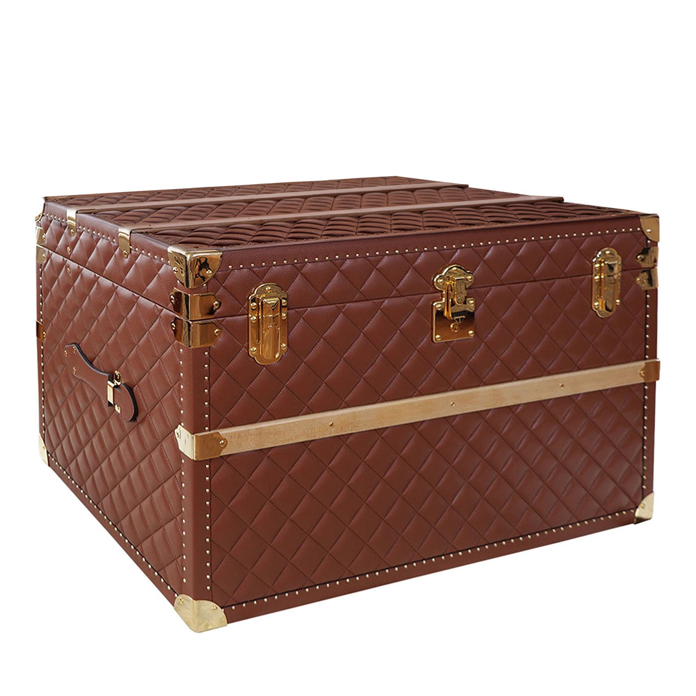 Baule Reale in Pelle Marrone