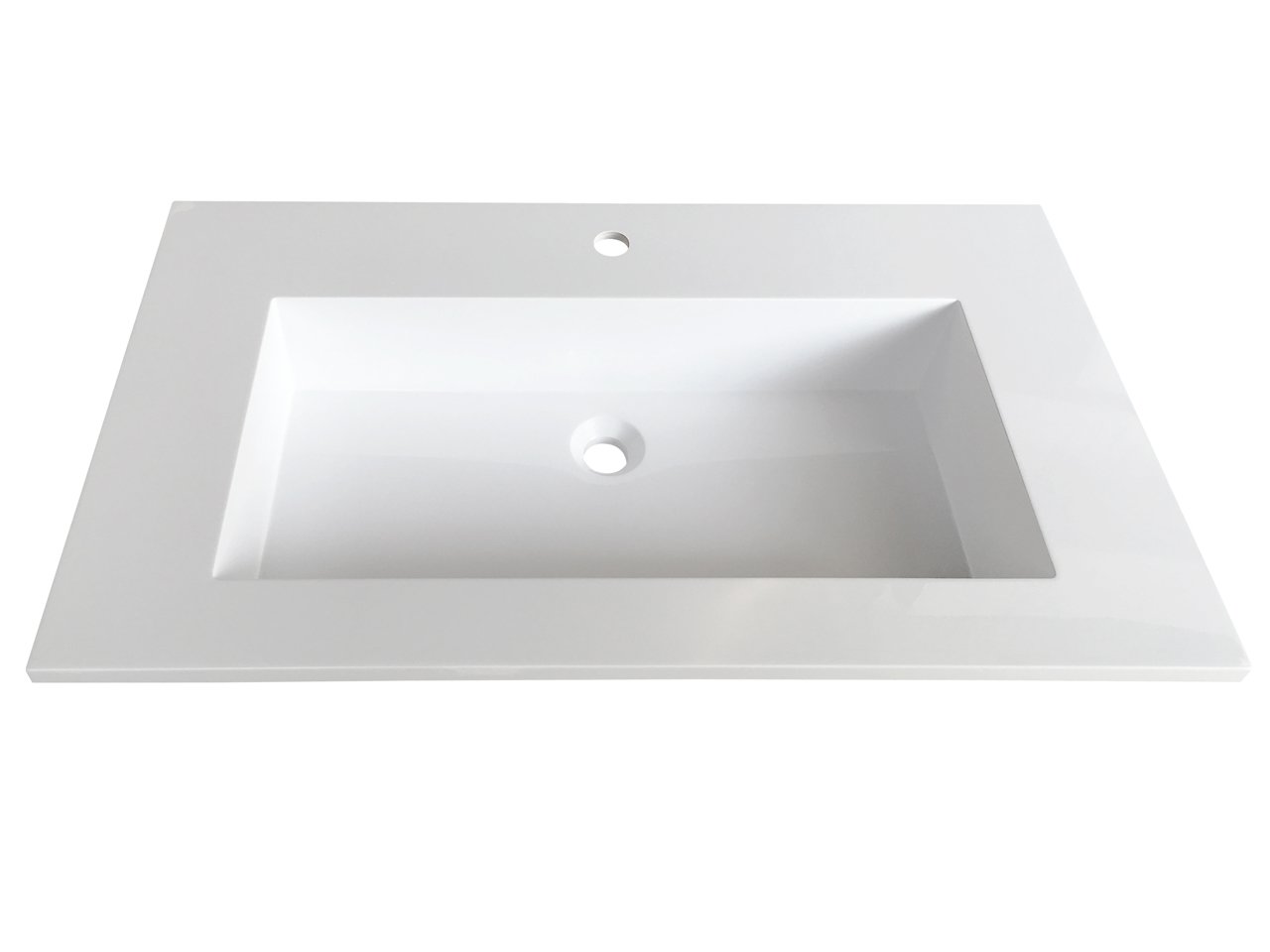 Lavabo Incasso Unitop Trendy 90,5X51,5 in Resina Lucido Bianco-66868