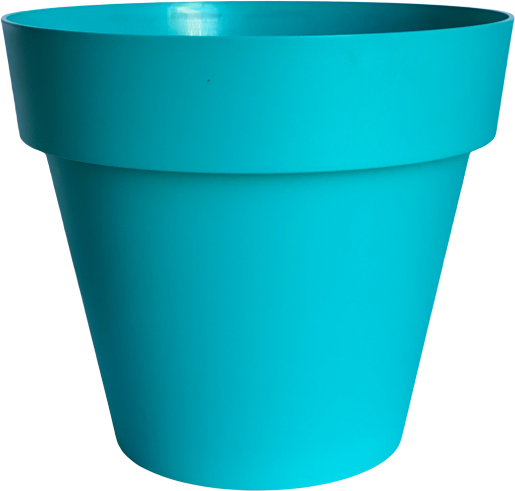 Vaso Mitu Pac con Fori Ottanio cm 18