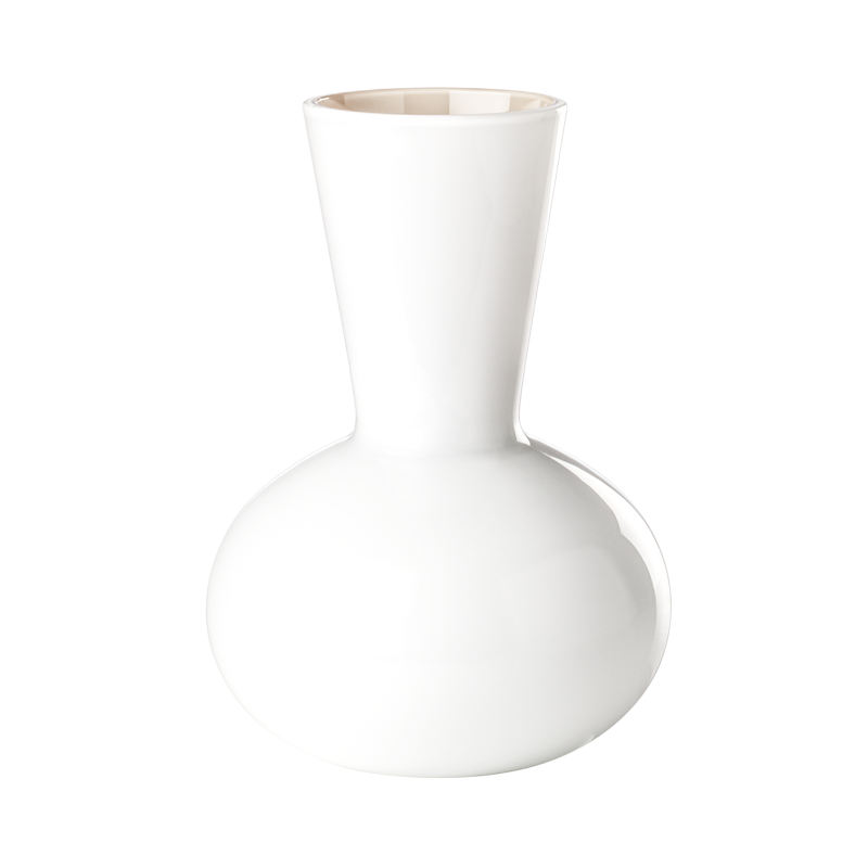 Vaso Venini Idria in vetro opalino lattimo talpa