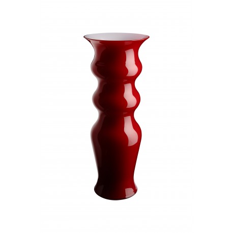 Vaso Venini Odalische rosso cm 34