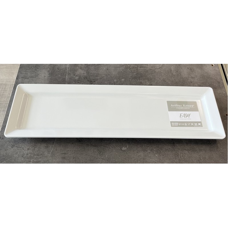 VASSOIO CM. 53X16,2 EASY BLACK & WHITE MELAMINA BIANCO APS