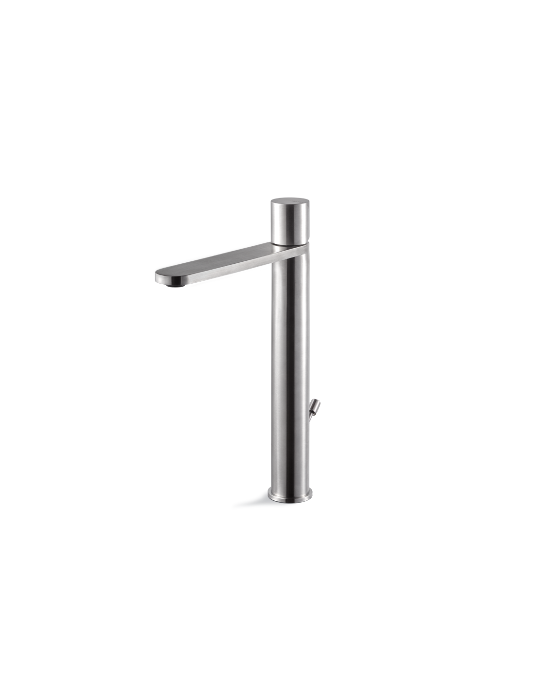 Vema Rubinetterie - Veny Acciaio Miscelatore Lavabo ALTO con scarico - V29020