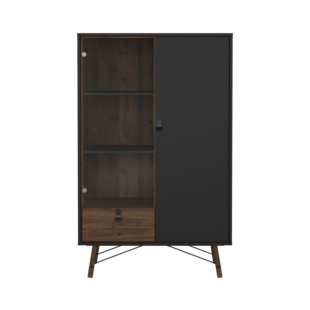 Vetrina 2 ante (1 in vetro) e 1 cassetto H161,8 cm - JOYCE