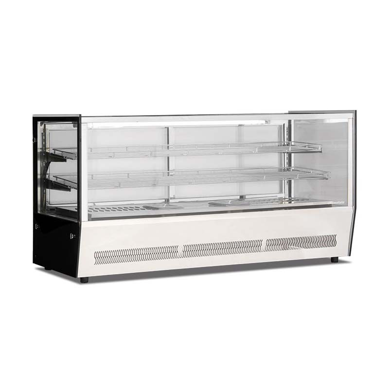 Vetrina espositiva RISCALDATA da banco. Dim.cm. 120x53x73h * Temp. +30 °C / +80 °C
