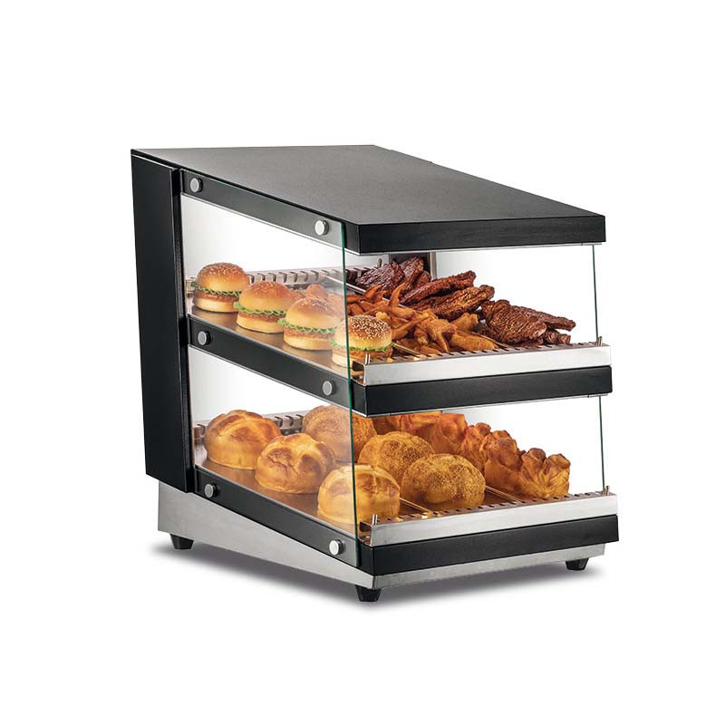 Vetrina espositiva RISCALDATA da banco. Dim.cm. 60x70,3x70,4 * Temp. +30 °C / +90 °C