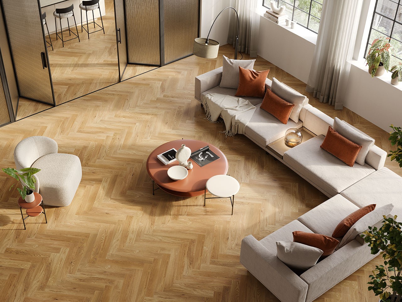 Parquet a Spina di Pesce Rovere Chiaro - ViaTortona Naturale-70823