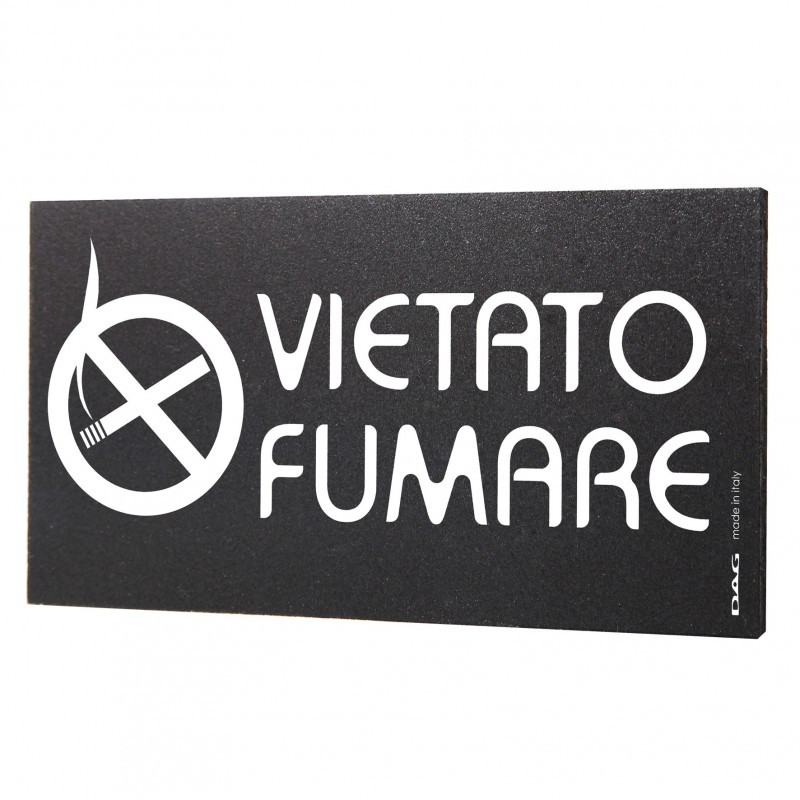 VIETATO FUMARE 8X15 CM DA PARETE DAG STYLE