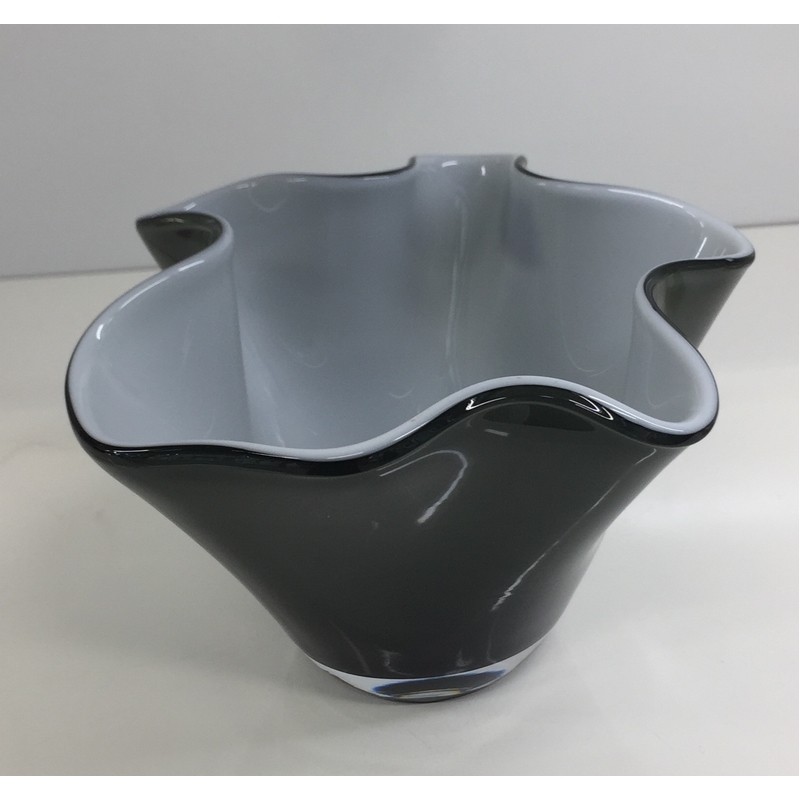 WAVE CACHEPOT MINI 13 CM. GREY ONLYLUX