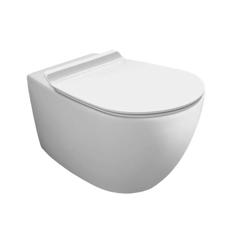 Wc singolo sospeso Simas Vignoni Rimless in ceramica bianco lucido