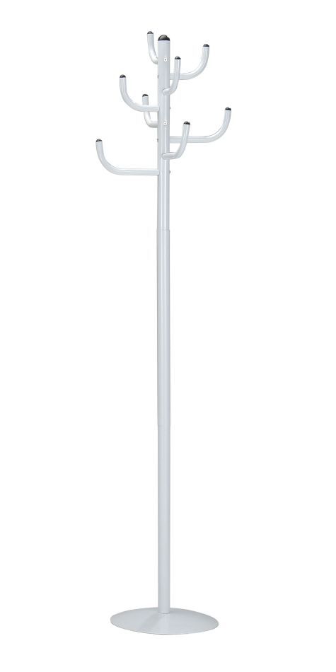 Appendiabiti Madina 19, colore: bianco - Dimensioni: 180 x 43 x 43 cm (A x L x P)