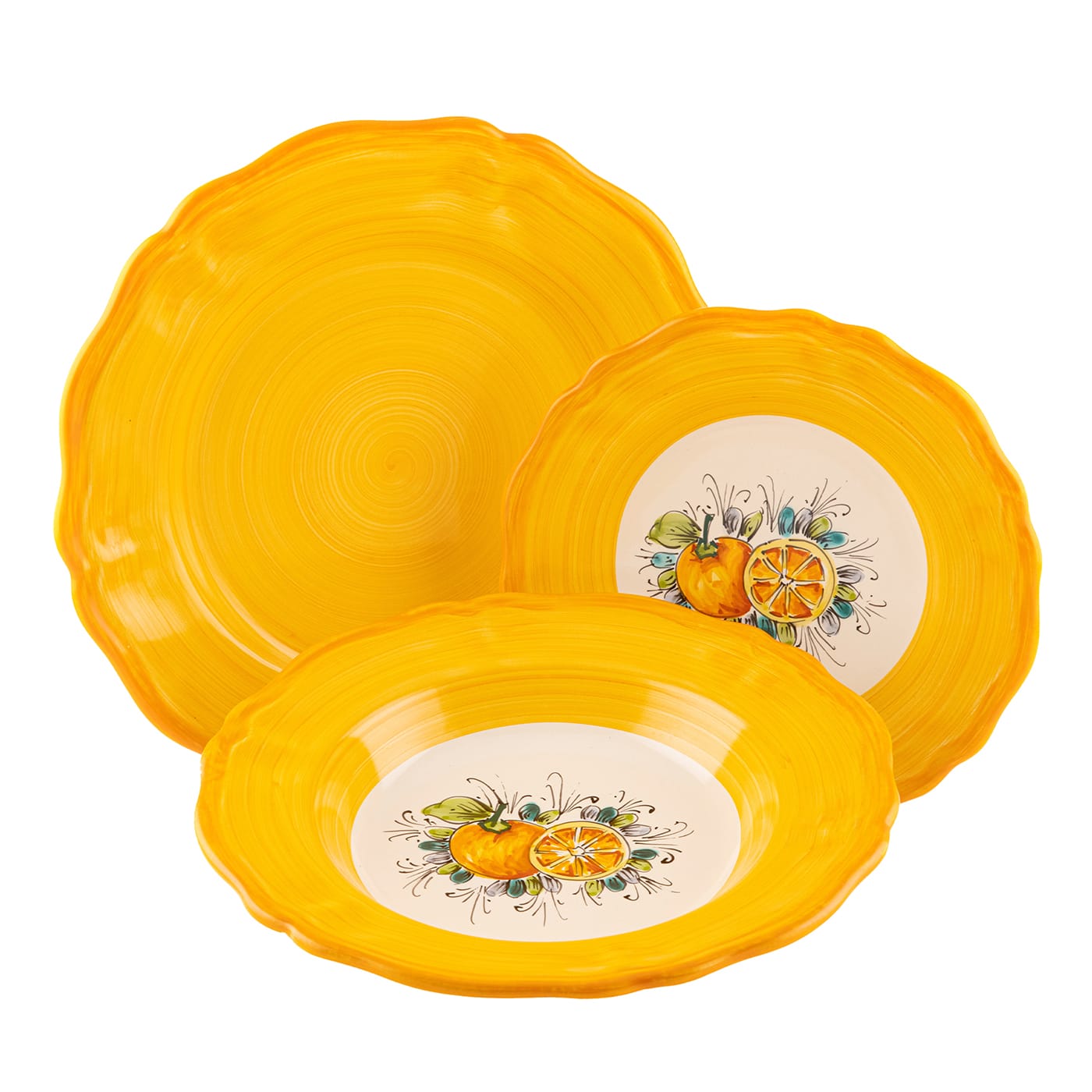 Set da pranzo colore e frutta - Arance