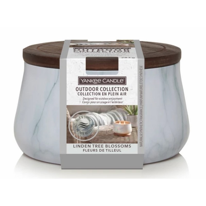 YANKEE CANDLE CANDELA DA ESTERNO MEDIA LINDEN TREE BLOSSOMS