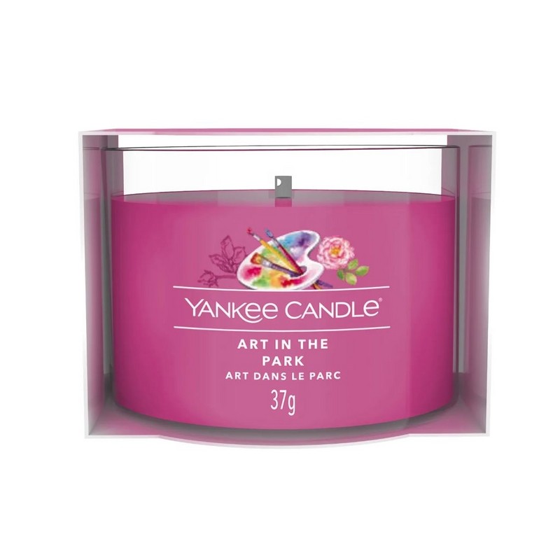 YANKEE CANDLE CANDELA VOTIVA IN VETRO 37 GR. ART IN THE PARK