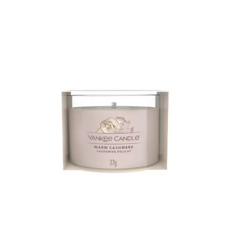 YANKEE CANDLE CANDELA VOTIVA IN VETRO 37 GR. WARM CASHMERE
