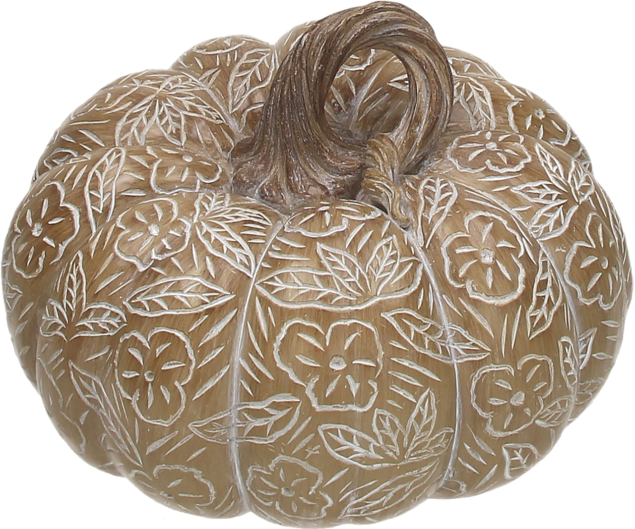 Zucca Decorativa Bombata Cm 21 H